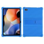 Per Blackview Oscal Pad 10 Custodia per tablet in silicone antiurto da 10,1 pollici con supporto (blu)