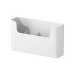 Grande organizer per pellicola trasparente per porta dell'armadio da cucina, ripiano laterale per frigorifero a parete per uso domestico