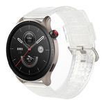 Per Huawei Watch 3 Pro 22mm Cinturino in TPU con diamanti lucidi trasparenti (bianco)