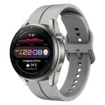 Per Huawei Watch 3 Pro Nuovo cinturino in silicone con anello da 22 mm (grigio)