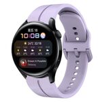 Per Huawei Watch 3 cinturino in silicone da 22 mm con cinturino (viola)