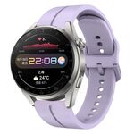 Per Huawei Watch 3 Pro Cinturino in silicone da 22 mm con cinturino (viola)