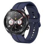 Cinturino per orologio in silicone For Honor Watch Dream da 22 mm (blu navy)