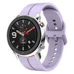 Per Amazfit GTR 4 Pro 22mm cinturino in silicone con cinturino (viola)