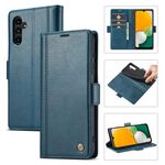 Per Samsung Galaxy S24 FE 5G LC.IMEEKE Custodia in pelle per telefono con slot per schede adatta alla pelle (blu)