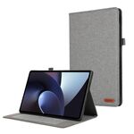 Custodia per tablet in pelle e tessuto OnePlus Pad Pro 12.1 (grigio)
