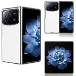 Per Xiaomi Mix Fold 4 Custodia in pelle PU per PC (bianca)