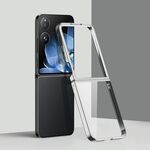 Per Xiaomi Mix Flip 6D Custodia antiurto per PC galvanica per telefono (argento)
