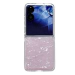 Per Xiaomi Mix Flip Custodia per telefono con texture a conchiglia perlescente (rosa)