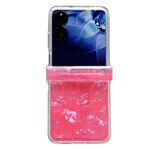 Per Xiaomi Mix Flip Set da tre pezzi Custodia per telefono con texture a conchiglia perlescente (rosso)