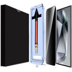 Per Samsung Galaxy S24 Ultra 5G LK Pellicola in vetro temperato per la privacy di facile installazione (nero)