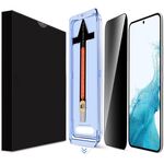 Per Samsung Galaxy S22+ 5G LK Pellicola in vetro temperato per la privacy di facile installazione (nero)