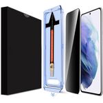 Per Samsung Galaxy S21+ 5G LK Pellicola in vetro temperato per la privacy di facile installazione (nero)