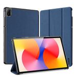 Per Huawei MatePad SE 11 2024 DUX DUCIS Domo Series Custodia per tablet in pelle magnetica con trama in tessuto (blu)