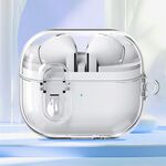 Per Samsung Galaxy Buds 3 / 3 Pro Ice Crystals Custodia protettiva antiurto per auricolari (trasparente)