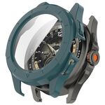 Per Xiaomi Watch S4 Sport PC + Pellicola temperata Custodia protettiva per orologio integrata (verde pino)