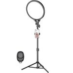 Set di treppiedi per luce ad anello per selfie a schermo intero da 12,6 pollici per streaming live, specifiche: staffa da 210 cm