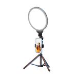 Set di treppiedi per luce ad anello per selfie a schermo intero da 10,2 pollici per streaming live, specifiche: staffa da 55 cm