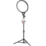 Set treppiede luminoso ad anello per selfie a schermo intero da 10,2 pollici per streaming live, specifiche: staffa da 210 cm
