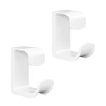 Mensola per bagno, gancio per lavabo senza foratura, scaffale portaoggetti da parete per cucina (bianco)