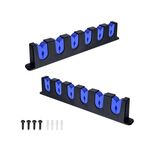 Espositore porta-canne da pesca in EVA a 6 fori, colore: blu da parete