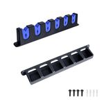 Espositore porta-canne da pesca in EVA a 6 fori, colore: blu verticale