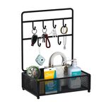 Ornamento portaoggetti per chiavi, porta d'ingresso, appeso, scaffale per scarpe, organizer per gioielli, colore: rettangolo medio