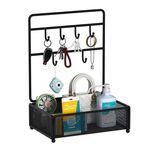 Ornamento portaoggetti per chiavi, porta d'ingresso, appeso, scaffale per scarpe, organizer per gioielli, colore: rettangolo grande