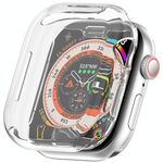 Per Apple Watch Series 10 46mm Custodia per orologio in TPU con placcatura all-inclusive (trasparente)