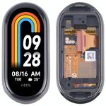 Per Xiaomi Mi Band 8 Schermo LCD originale Digitizer assemblaggio completo con telaio (nero)