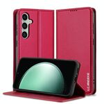 Per Samsung Galaxy S23+ 5G LC.IMEEKE L1 Series Custodia per telefono in PU con texture fine e smerigliata (rosso)