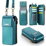 Per Samsung Z Fold Series CaseMe Me50 Mini Lanyard Borsa universale (verde)