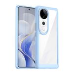 Per vivo S19 Pro Custodia per telefono in TPU ibrida acrilica serie colorata (blu)