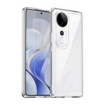 Per vivo S19 Pro Custodia per telefono in TPU ibrida acrilica serie colorata (trasparente)