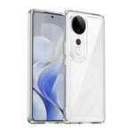 Per vivo V40 5G Custodia per telefono in TPU ibrida acrilica serie colorata (trasparente)