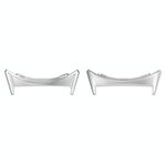Per Google Pixel Watch 3 45mm 1 paio di connettori per cinturini in acciaio inossidabile (argento)