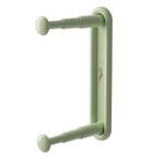 Appendiabiti retrattile Organizer Multifunzionale per la casa Scaffale portaoggetti per balcone senza fori (verde)