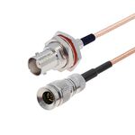 Cavo adattatore RF RG179 da CC4 maschio a BNC femmina da 50 cm