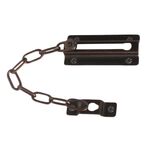 Catena di sicurezza per porta, antifurto, serratura per porta di casa, catenaccio per finestra, stile: bronzo rosso quadrato