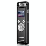 ZD43B Omnidirezionale Doppio Microfono Smart Noise Reduction Registratore Vocale, Memoria: 32 GB (Nero)