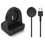 Per Google Pixel Watch 3 41/45mm Smart Watch Supporto di ricarica in silicone con cavo di ricarica (nero)
