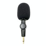 Microfono per trasmissione in diretta per telefono cellulare, stile: Pro 3.5 con testa dritta e spina a 2 sezioni (copertura in spugna)