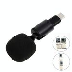 Microfono per trasmissione in diretta su telefono cellulare, stile: TYPE-C con testa dritta Jerry Solution (copertura in spugna)