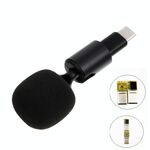 Microfono per trasmissione in diretta su telefono cellulare, stile: TYPE-C con testa dritta Realtek Solution (rivestimento in spugna)