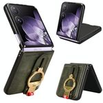 Per Xiaomi Mix Flip Wristband Custodia in pelle per telefono posteriore (verde)