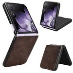 Per Xiaomi Mix Flip Litchi Texture Back Cover Custodia per telefono (marrone)