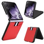 Per Xiaomi Mix Flip Litchi Texture Card Slots Back Cover Custodia per telefono (rosso)