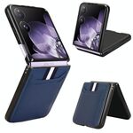 Per Xiaomi Mix Flip Litchi Texture Card Slots Back Cover Custodia per telefono (blu)