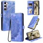 Per Samsung Galaxy S23 5G Custodia in pelle goffrata Skin Feel Totem (viola)