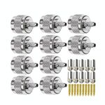 10 pz NJ-3 Per RG58/RG402/LMR195 N Tipo Spina Connettore Connettore Coassiale RF A Bassa Perdita